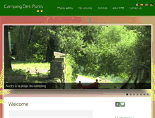 Tablet Screenshot of camping-des-ponts.fr